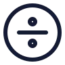Divide Sign Circle icon preview