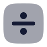 Divide Sign Square icon preview