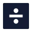 Dividesignsquare icon with solid sharp style
