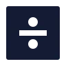 Divide Sign Square icon preview
