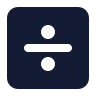 Divide Sign Square icon preview