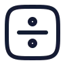 Divide Sign Square icon preview
