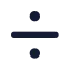 Divide icon with solid standard style