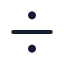 Divide icon with stroke standard style