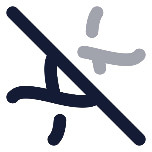 Dna Off Icon in Bulk Rounded style