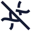 Dnaoff icon with solid sharp style