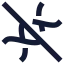 Dnaoff icon with solid sharp style
