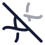 Dnaoff icon with twotone rounded style
