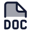 Doc icon with duotone standard style