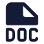 Doc icon with solid standard style