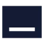 Dock icon with solid sharp style