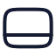 Dock icon with stroke rounded style