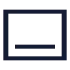 Dock icon with stroke sharp style