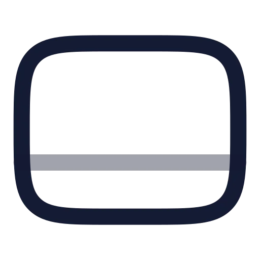 Dock Icon in Twotone Rounded style