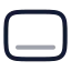 Dock icon with twotone rounded style