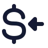 Dollar Receive 01 icon preview
