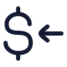 Dollar Receive 01 icon preview