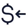 Dollar Receive 01 icon preview
