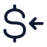 Dollar Receive 01 icon preview