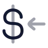 Dollar Receive 02 icon preview