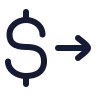 Dollar Send 01 icon preview