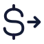 Dollarsend icon with duotone standard style
