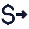 Dollar Send 01 icon preview