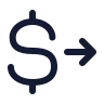 Dollar Send 01 icon preview