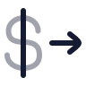 Dollar Send 02 icon preview