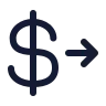 Dollar Send 02 icon preview