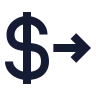 Dollar Send 02 icon preview