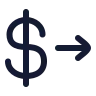 Dollar Send 02 icon preview