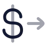 Dollar Send 02 icon preview