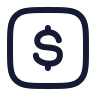 Dollar Square icon preview