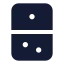 Domino icon with solid standard style