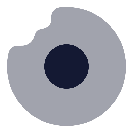 Donut Icon in Bulk Rounded style