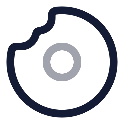 Donut Icon in Twotone Rounded style
