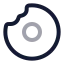 Donut icon with twotone rounded style