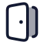 Door icon with duotone rounded style