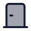 Doorclosed icon with duotone standard style