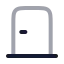 Doorclosed icon with twotone rounded style