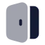Dooropen icon with bulk rounded style