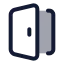 Dooropen icon with duotone standard style