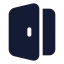 Dooropen icon with solid standard style