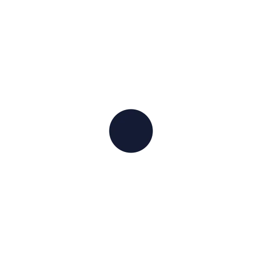 Dot Icon in Solid Sharp style