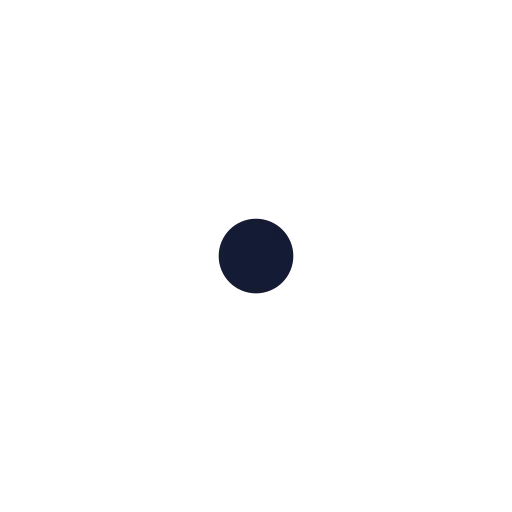Dot Icon in Stroke Sharp style