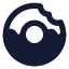 Doughnut icon with solid standard style