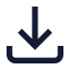 Download icon with solid sharp style