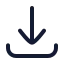 Download icon with stroke rounded style