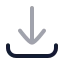Download icon with twotone rounded style